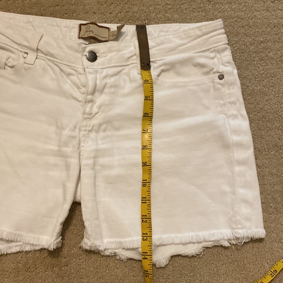 Paige Jimmy Jimmy White Cut-off Shorts - Picture 9 of 10